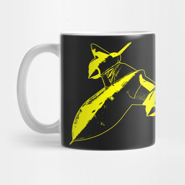 Lockheed SR-71 Blackbird - Yellow Design by PlaneJaneDesign